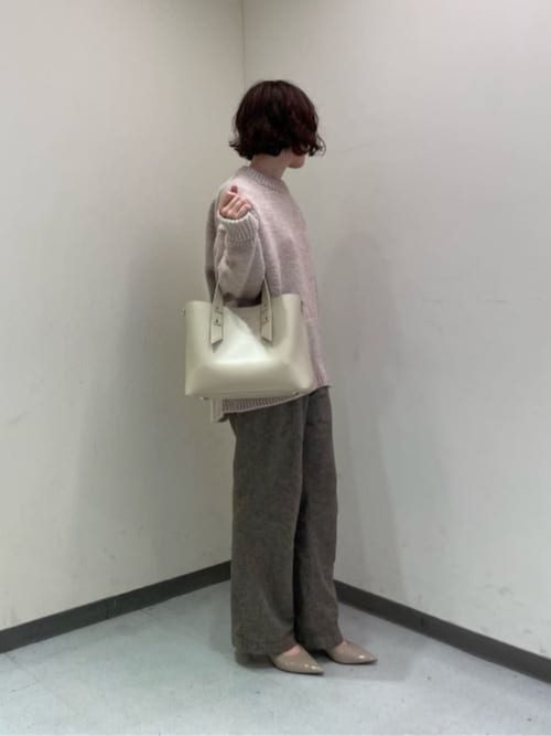 Shania シャナイア ダブルハンドルスラウチーバッグ（ハンドバッグ