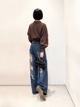 「CHARLES & KEITH（チャールズ & キース）のアイテム（パンプス）」を使った、CHARLES & KEITHさん（レディース・160cm）の秋コーディネート