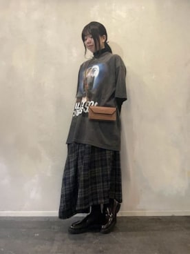 「CHARLES & KEITH（チャールズ & キース）のアイテム（財布）」を使った、CHARLES & KEITHさん（レディース・160cm）の冬コーディネート