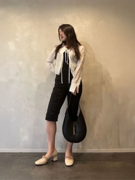 「CHARLES & KEITH（チャールズ & キース）のアイテム（パンプス）」を使った、CHARLES & KEITHさん（レディース・160cm）の秋コーディネート