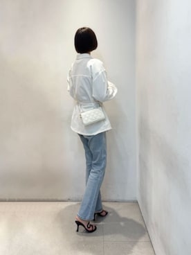 「CHARLES & KEITH（チャールズ & キース）のアイテム（財布）」を使った、CHARLES & KEITHさん（レディース・160cm）の春コーディネート