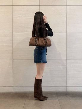 「CHARLES & KEITH（チャールズ & キース）のアイテム（ブーツ）」を使った、CHARLES & KEITHさん（レディース・160cm）の秋コーディネート