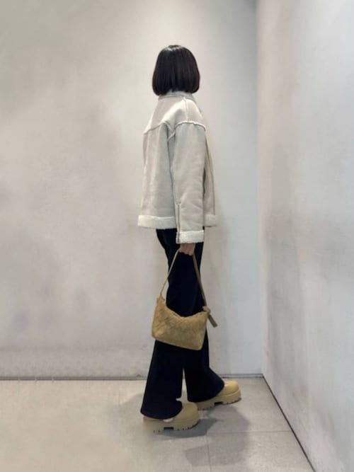 Ivette イヴェット スエードウーブンショルダーバッグ（ショルダー