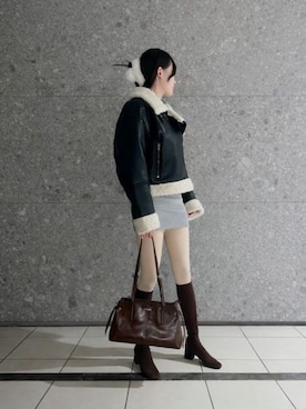 CHARLES & KEITHさん（レディース・160cm）の冬コーディネート