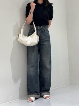 「CHARLES & KEITH（チャールズ & キース）のアイテム（サンダル）」を使った、CHARLES & KEITHさん（レディース・160cm）の夏コーディネート