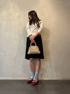 「CHARLES & KEITH（チャールズ & キース）のアイテム（パンプス）」を使った、CHARLES & KEITHさん（レディース・160cm）の秋コーディネート