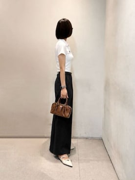「CHARLES & KEITH（チャールズ & キース）のアイテム（サンダル）」を使った、CHARLES & KEITHさん（レディース・160cm）の夏コーディネート