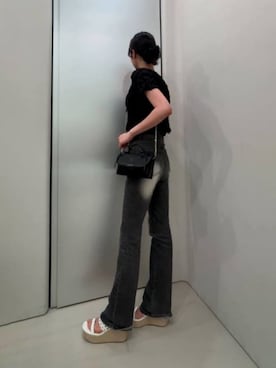 「CHARLES & KEITH（チャールズ & キース）のアイテム（財布）」を使った、CHARLES & KEITHさん（レディース・160cm）の夏コーディネート