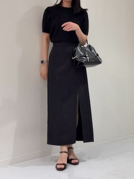 「CHARLES & KEITH（チャールズ & キース）のアイテム（サンダル）」を使った、CHARLES & KEITHさん（レディース・160cm）の夏コーディネート