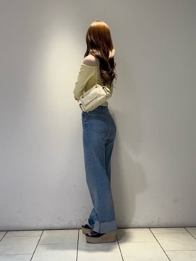 「CHARLES & KEITH（チャールズ & キース）のメタリックアクセント エスパドリーユウェッジ（サンダル）」を使った、CHARLES & KEITHさん（レディース・160cm）の夏コーディネート