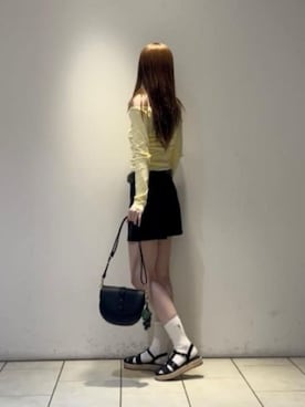「CHARLES & KEITH（チャールズ & キース）のアイテム（キーケース/キーアクセサリー）」を使った、CHARLES & KEITHさん（レディース・160cm）の春コーディネート