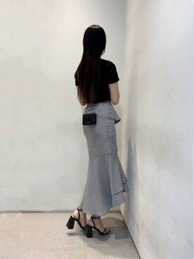 「CHARLES & KEITH（チャールズ & キース）のアイテム（財布）」を使った、CHARLES & KEITHさん（レディース・160cm）の春コーディネート
