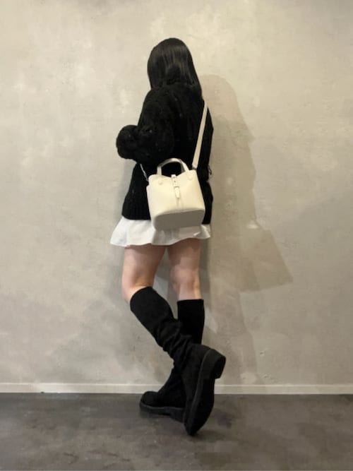 チャンキーソール ロングブーツ（ブーツ）｜CHARLES & KEITH