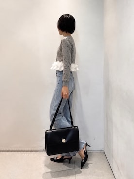 「CHARLES & KEITH（チャールズ & キース）のアイテム（パンプス）」を使った、CHARLES & KEITHさん（レディース・160cm）の秋コーディネート