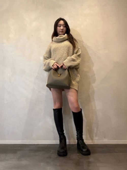 チャンキーソール ロングブーツ（ブーツ）｜CHARLES & KEITH