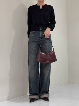 「CHARLES & KEITH（チャールズ & キース）のアイテム（パンプス）」を使った、CHARLES & KEITHさん（レディース・160cm）の秋コーディネート
