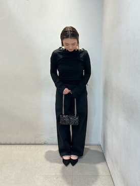 「CHARLES & KEITH（チャールズ & キース）のアイテム（財布）」を使った、CHARLES & KEITHさん（レディース・160cm）の春コーディネート