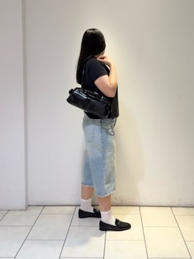 「CHARLES & KEITH（チャールズ & キース）のRachel レイチェル マルチポケット ショルダーバッグ（ショルダーバッグ）」を使った、CHARLES & KEITHさん（レディース・160cm）の春コーディネート