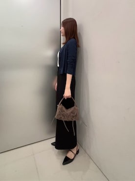 「CHARLES & KEITH（チャールズ & キース）のアイテム（パンプス）」を使った、CHARLES & KEITHさん（レディース・160cm）の秋コーディネート