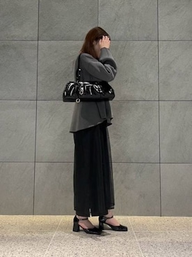 「CHARLES & KEITH（チャールズ & キース）のアイテム（パンプス）」を使った、CHARLES & KEITHさん（レディース・160cm）の秋コーディネート