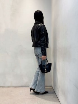 「CHARLES & KEITH（チャールズ & キース）のSepphe セフェ スタッズストラップパンプス（パンプス）」を使った、CHARLES & KEITHさん（レディース・160cm）の春コーディネート