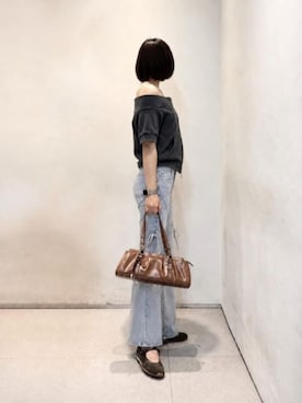 「CHARLES & KEITH（チャールズ & キース）のアイテム（スニーカー）」を使った、CHARLES & KEITHさん（レディース・160cm）の夏コーディネート