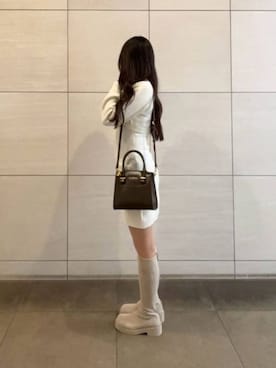 CHARLES & KEITHさん（レディース・160cm）の冬コーディネート