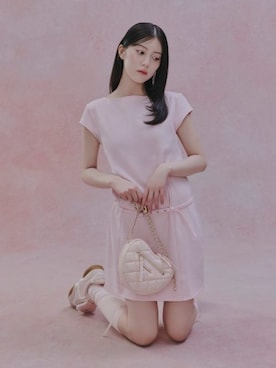「CHARLES & KEITH（チャールズ & キース）のアイテム（スニーカー）」を使った、CHARLES & KEITHさん（レディース・160cm）の春コーディネート