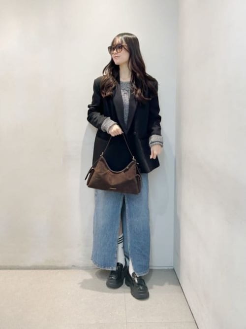 Khai カイ リサイクルスエードショルダーバッグ（ショルダーバッグ