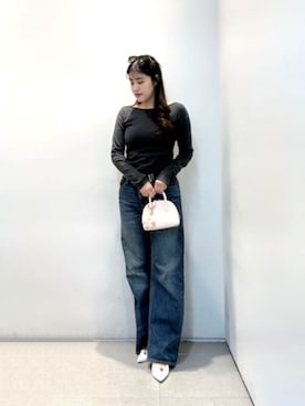 「CHARLES & KEITH（チャールズ & キース）のアイテム（キーケース/キーアクセサリー）」を使った、CHARLES & KEITHさん（レディース・160cm）の春コーディネート
