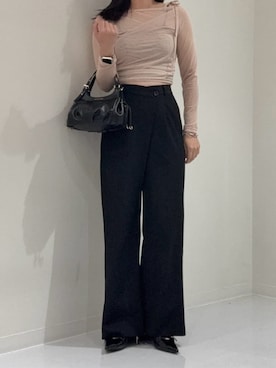 「CHARLES & KEITH（チャールズ & キース）のアイテム（パンプス）」を使った、CHARLES & KEITHさん（レディース・160cm）の秋コーディネート