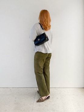 「CHARLES & KEITH（チャールズ & キース）のアイテム（バレエシューズ）」を使った、CHARLES & KEITHさん（レディース・160cm）の春コーディネート