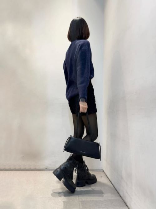 レースアップ チャンキーアンクルブーツ（ブーツ）｜CHARLES & KEITH