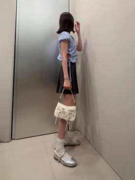 「CHARLES & KEITH（チャールズ & キース）のアイテム（スニーカー）」を使った、CHARLES & KEITHさん（レディース・160cm）の夏コーディネート