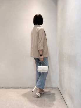 「CHARLES & KEITH（チャールズ & キース）のアイテム（財布）」を使った、CHARLES & KEITHさん（レディース・160cm）の春コーディネート