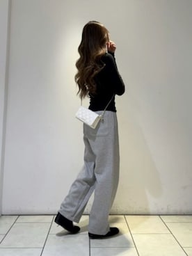 「CHARLES & KEITH（チャールズ & キース）のアイテム（財布）」を使った、CHARLES & KEITHさん（レディース・160cm）の冬コーディネート
