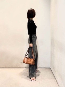 「CHARLES & KEITH（チャールズ & キース）のアイテム（サンダル）」を使った、CHARLES & KEITHさん（レディース・160cm）の夏コーディネート