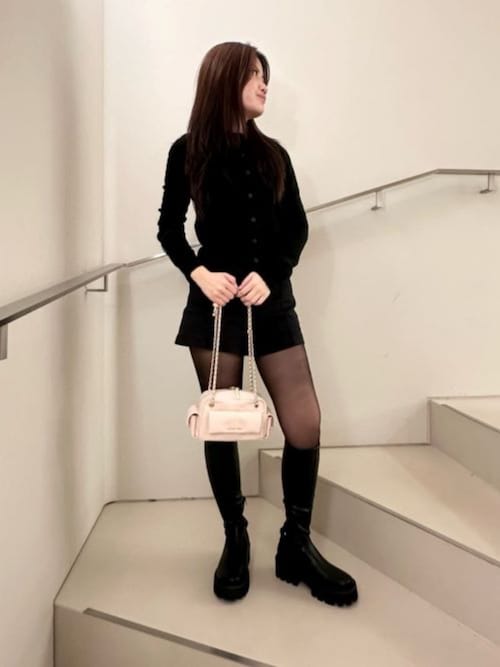 Imogen イモージェン チャンキープラットフォームロングブーツ（ブーツ