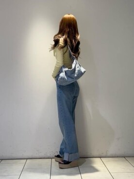 「CHARLES & KEITH（チャールズ & キース）のメタリックアクセント エスパドリーユウェッジ（サンダル）」を使った、CHARLES & KEITHさん（レディース・160cm）の夏コーディネート