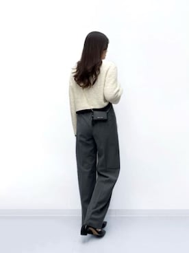 「CHARLES & KEITH（チャールズ & キース）のアイテム（財布）」を使った、CHARLES & KEITHさん（レディース・160cm）の冬コーディネート