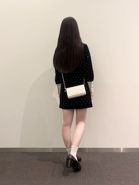 「CHARLES & KEITH（チャールズ & キース）のアイテム（財布）」を使った、CHARLES & KEITHさん（レディース・160cm）の冬コーディネート