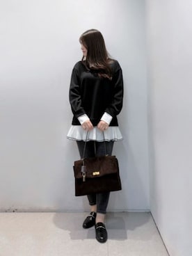 CHARLES & KEITHさん（レディース・160cm）の冬コーディネート