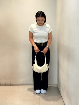 「CHARLES & KEITH（チャールズ & キース）のアイテム（スニーカー）」を使った、CHARLES & KEITHさん（レディース・160cm）の夏コーディネート