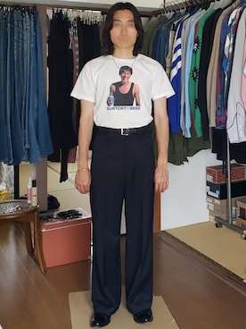 「Guess（ゲス）のアイテム（アクセサリー）」を使った、Yuukiさん（メンズ・169cm）の夏コーディネート