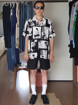 Yuukiさんの「◇GRAMICCI / グラミチ PACKABLE SHELL SHORTS」を使ったコーディネート