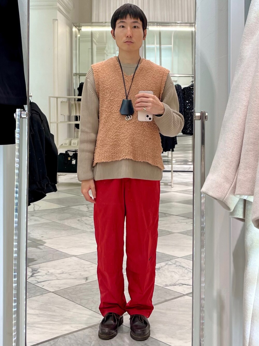 OUR LEGACY チェック柄 ベスト Our Legacy - Box Shirt Mirage Wax Check