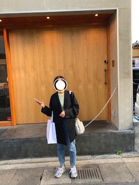 「ENFOLD（エンフォルド）のアイテム（ジャケット/アウター）」を使った、okepiさん（レディース・160cm）の春コーディネート