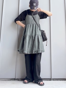 「FREAK'S STORE（フリークスストア）のアイテム」を使った、m♡ao*さん（レディース・152cm）の夏コーディネート