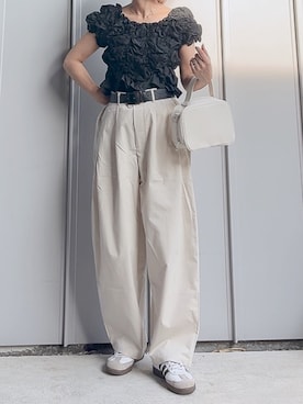 「GeeRA（ジーラ）のアイテム」を使った、m♡ao*さん（レディース・152cm）の夏コーディネート