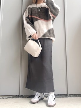 「GeeRA（ジーラ）のアイテム」を使った、m♡ao*さん（レディース・152cm）の冬コーディネート